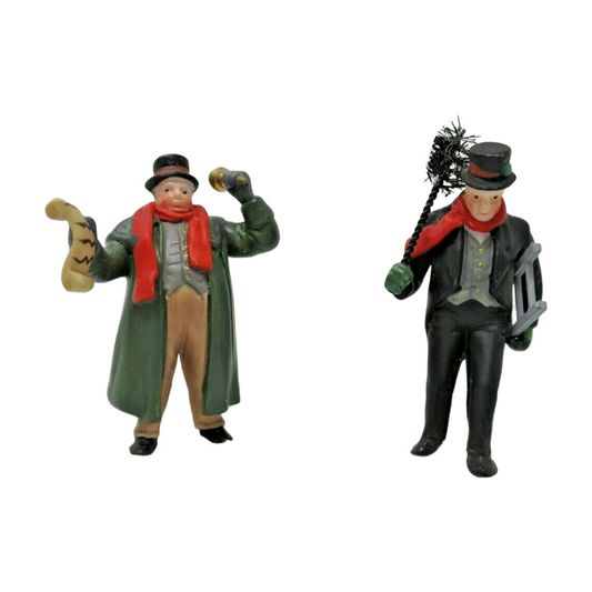 1990 Town Crier & Chimney Sweep (Set of 2) (Department 56)