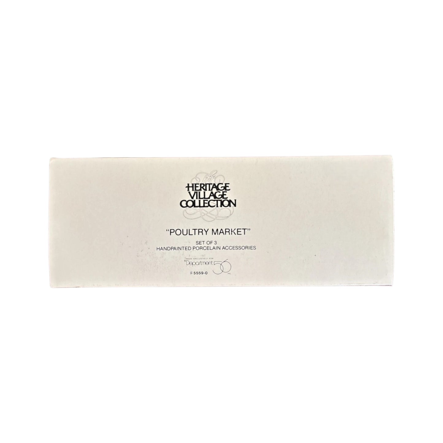 1980 Poultry Market – Heritage Village Collection (Department 56) 5559-0