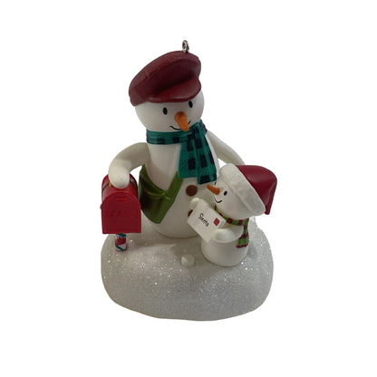 2018 Special Delivery Hallmark Ornament (Snowmen) QGO2223