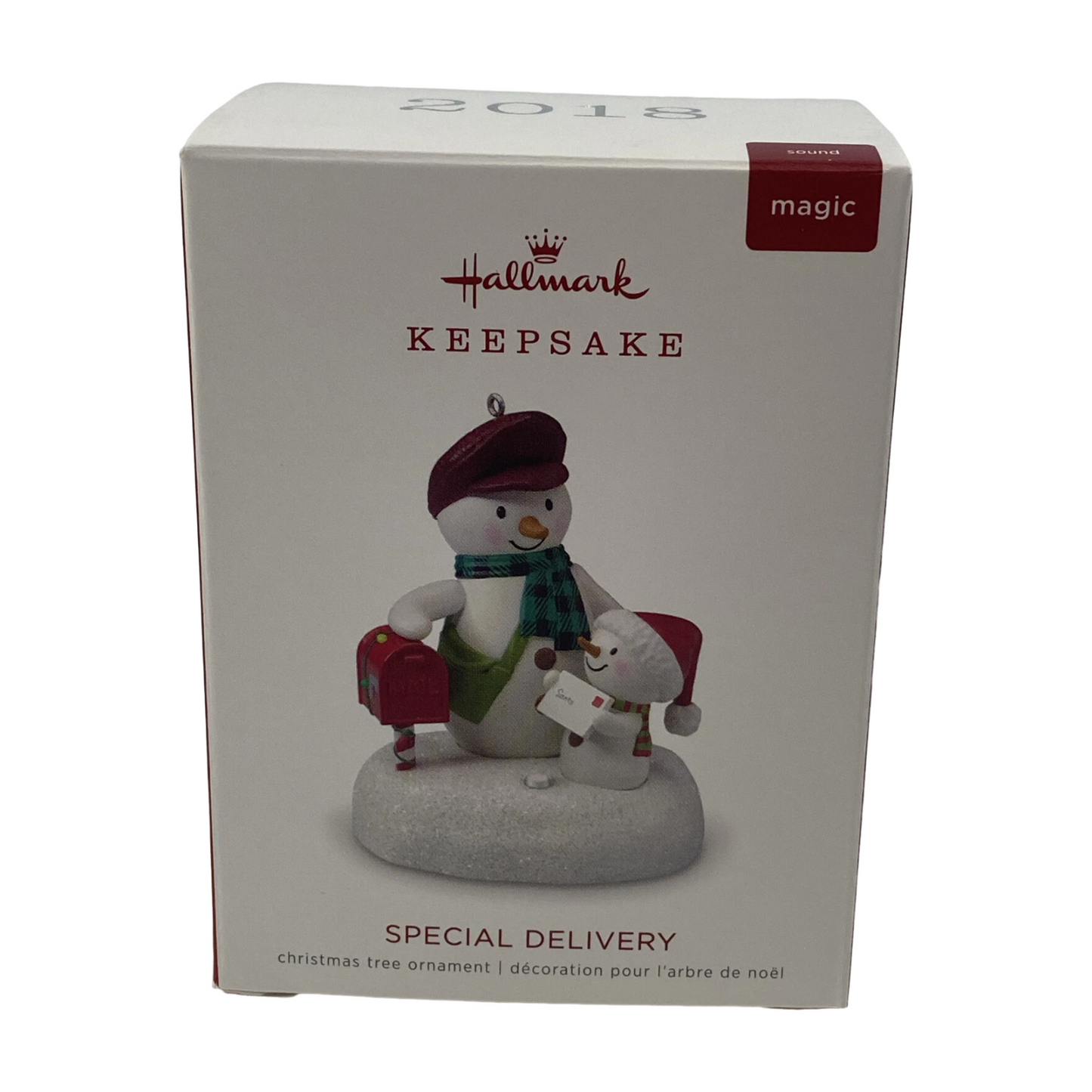 2018 Special Delivery Hallmark Ornament (Snowmen) QGO2223