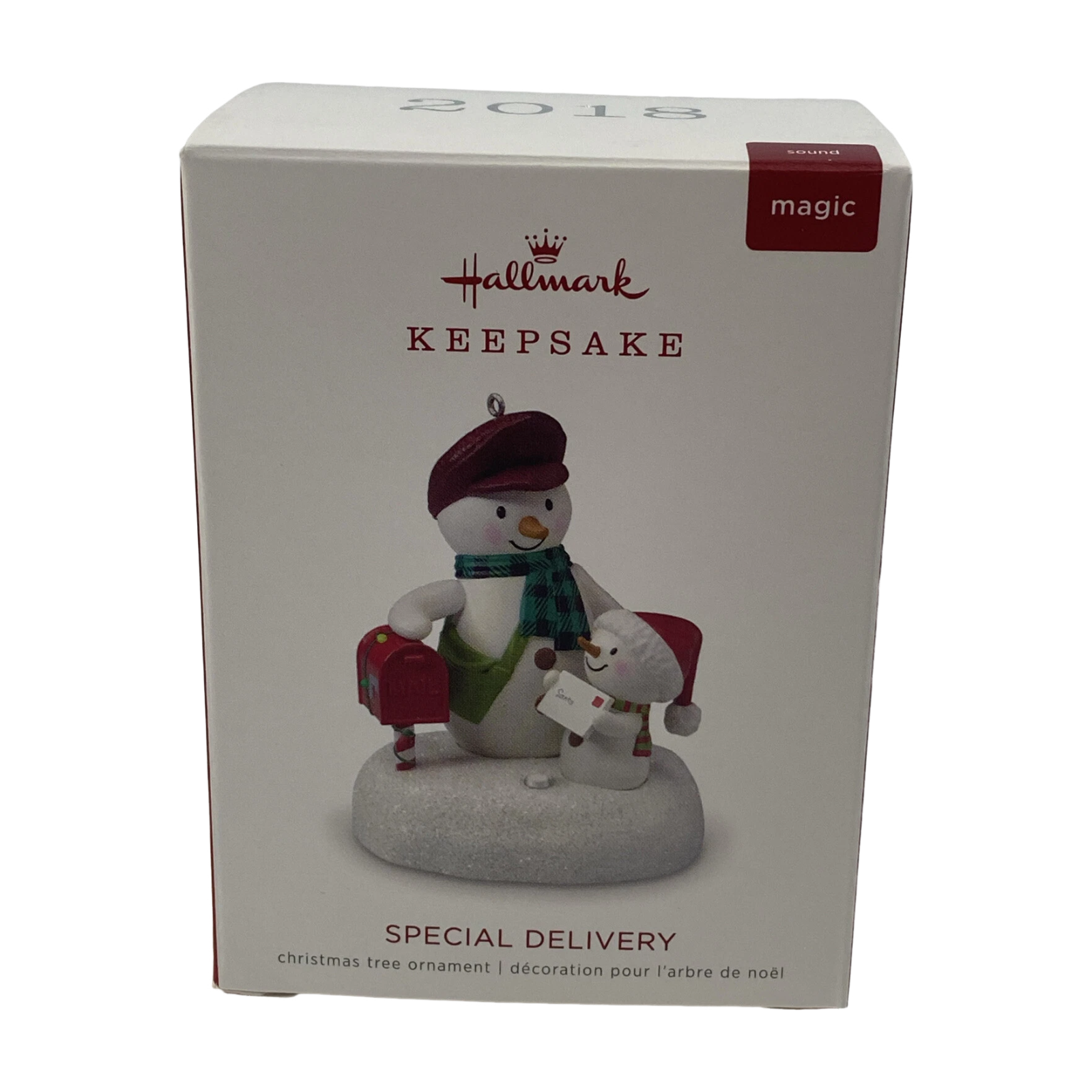 2018 Special Delivery Hallmark Ornament (Snowmen) QGO2223