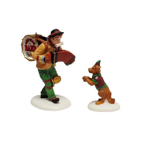 Department 56 Heritage Village Collection "One Man Band and Dancing Dog" Ornament: Whimsical Holiday Decor