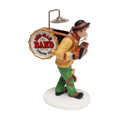 Department 56 Heritage Village Collection "One Man Band and Dancing Dog" Ornament: Whimsical Holiday Decor