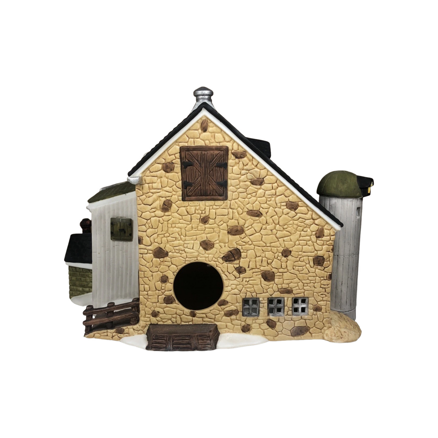 1989 Jannes Mullet Amish Barn – New England Village Series (Department 56 #56.59447)