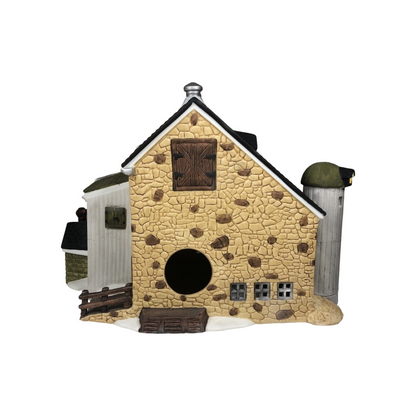 1989 Jannes Mullet Amish Barn – New England Village Series (Department 56 #56.59447)