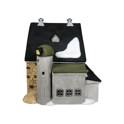 1989 Jannes Mullet Amish Barn – New England Village Series (Department 56 #56.59447)