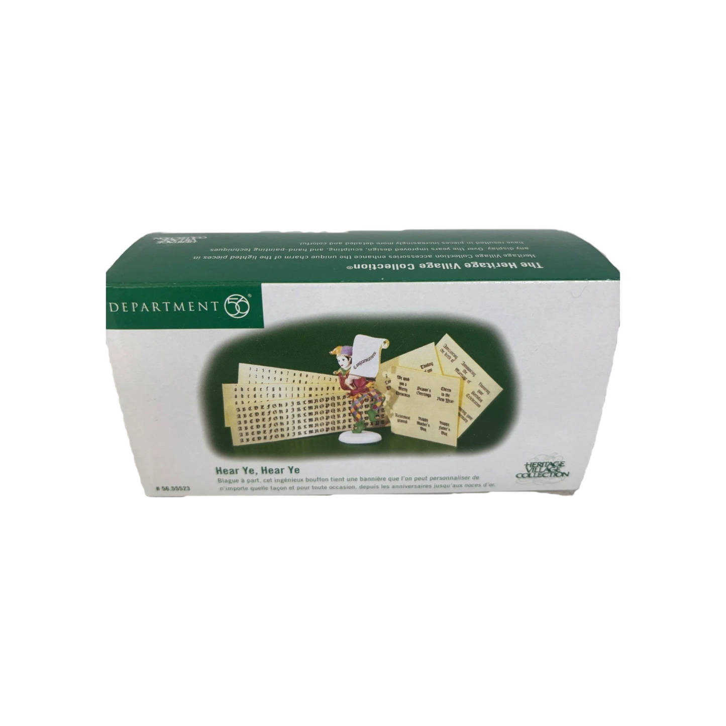 1999 “Hear Ye, Hear Ye” – Heritage Village Accessory (Department 56 #56.55523)
