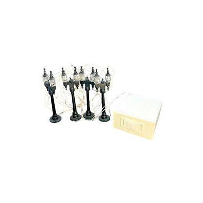 1990 Double Street Lamps (Set of 4)” (#56.59960)