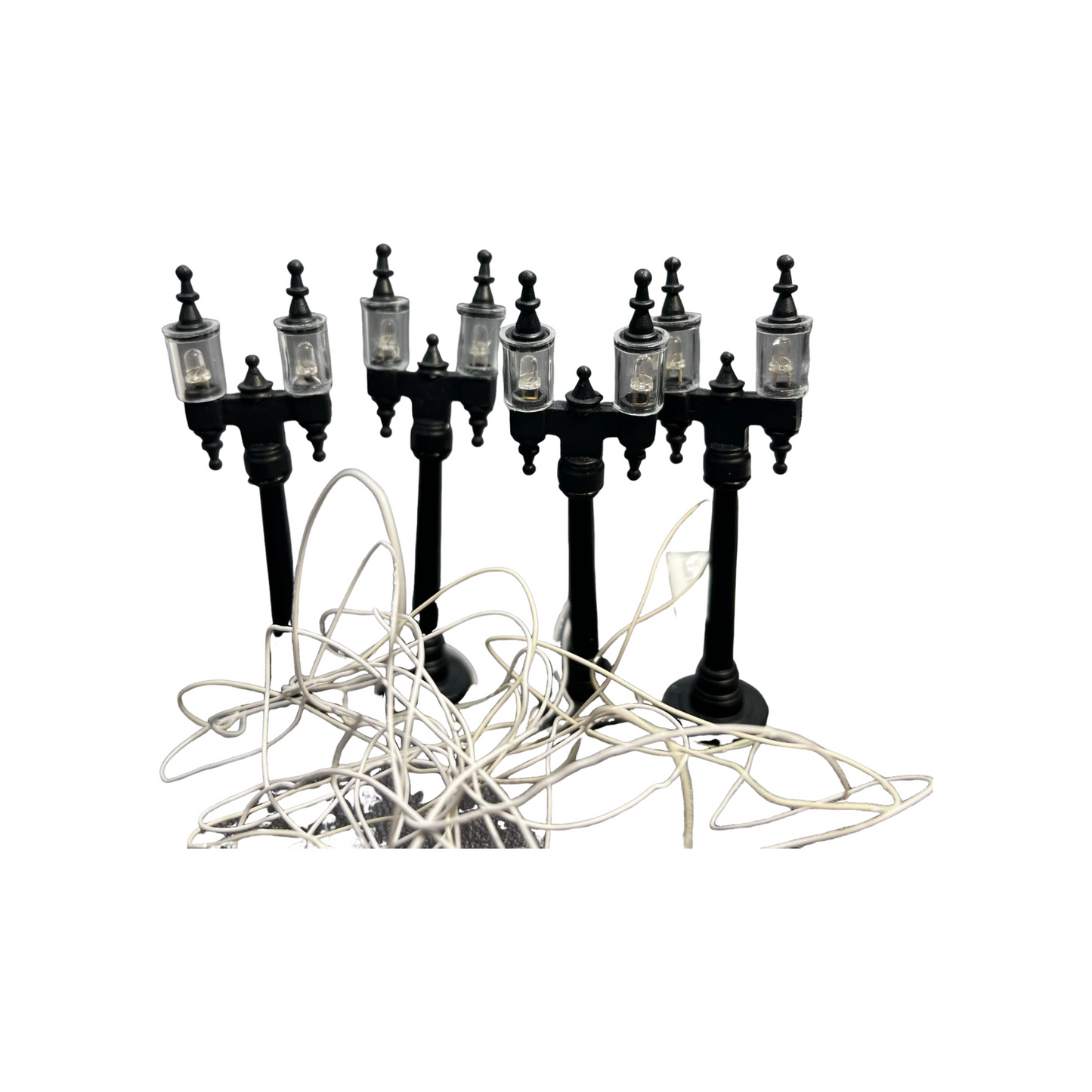 1990 Double Street Lamps (Set of 4)” (#56.59960)