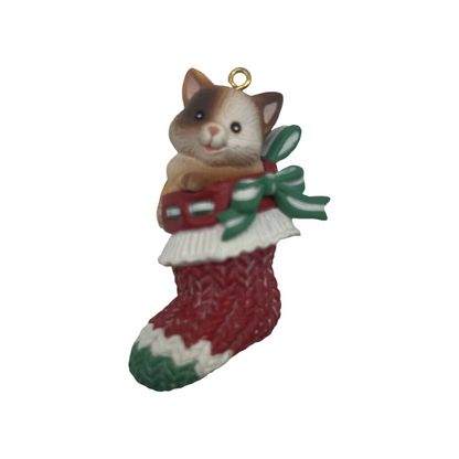 1990 Christmas Catnap (Kitten)