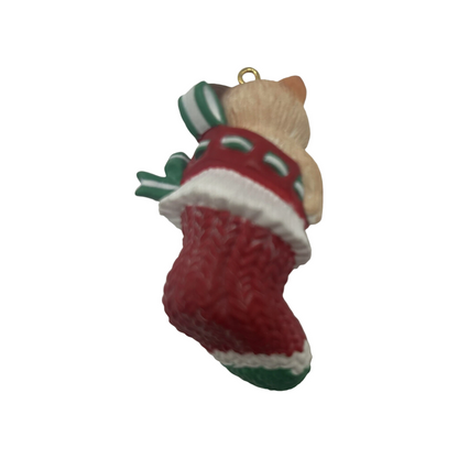 1990 Christmas Catnap (Kitten)