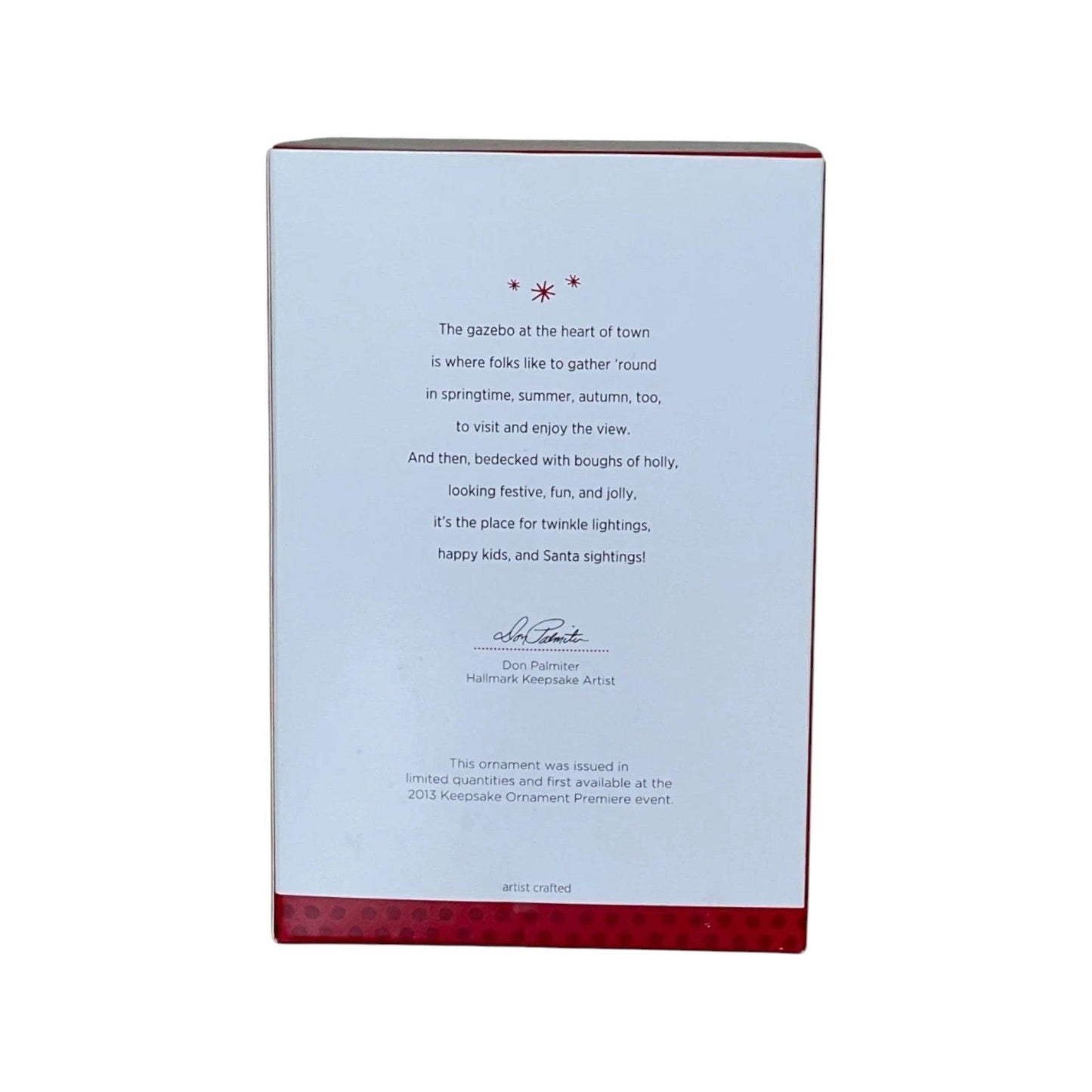 2013 Gazebo (Nostalgic Houses and Shops)