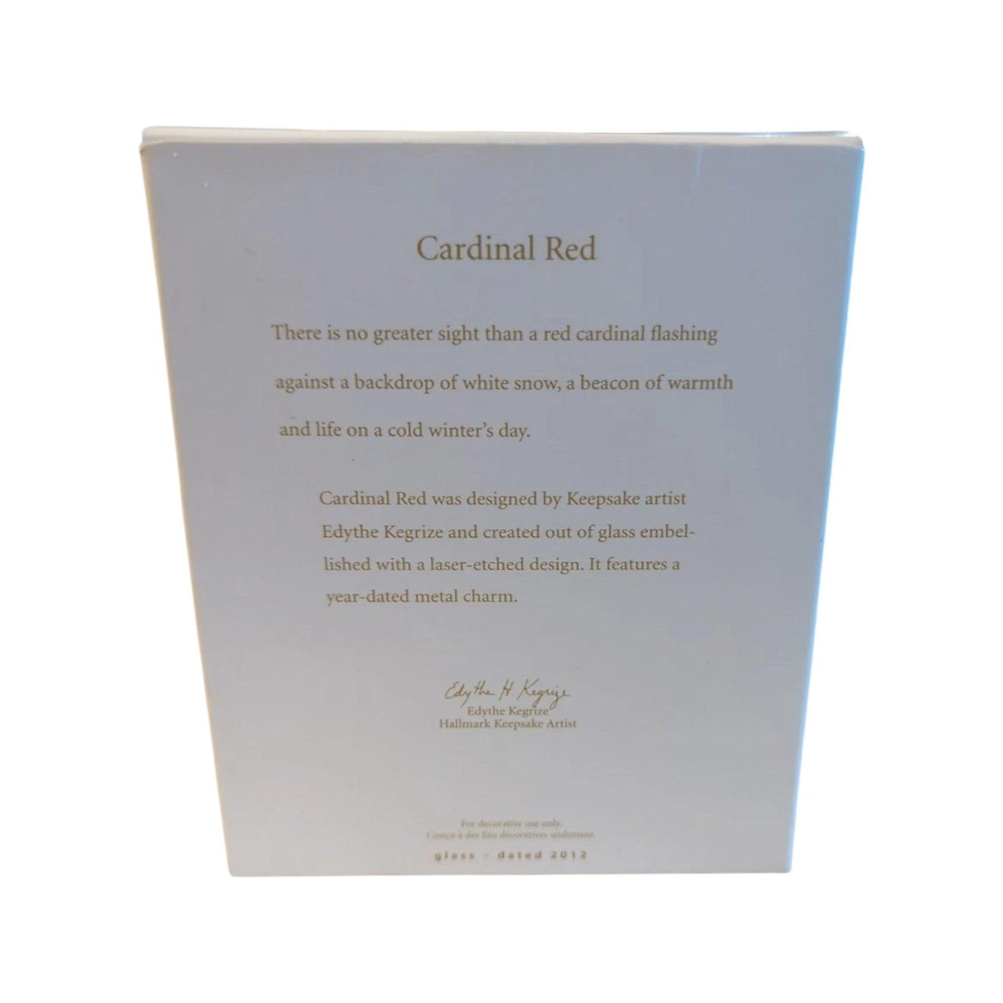 2012 Cardinal Red (Bird)