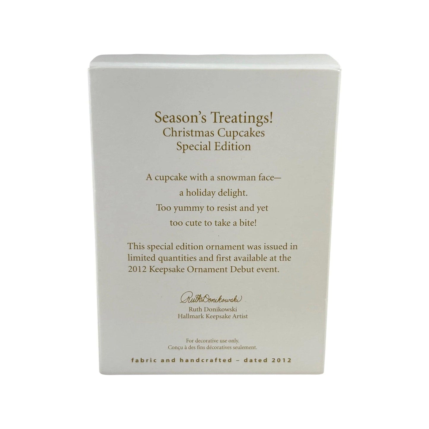 2012 Season's Treatings (Christmas Cupcakes)