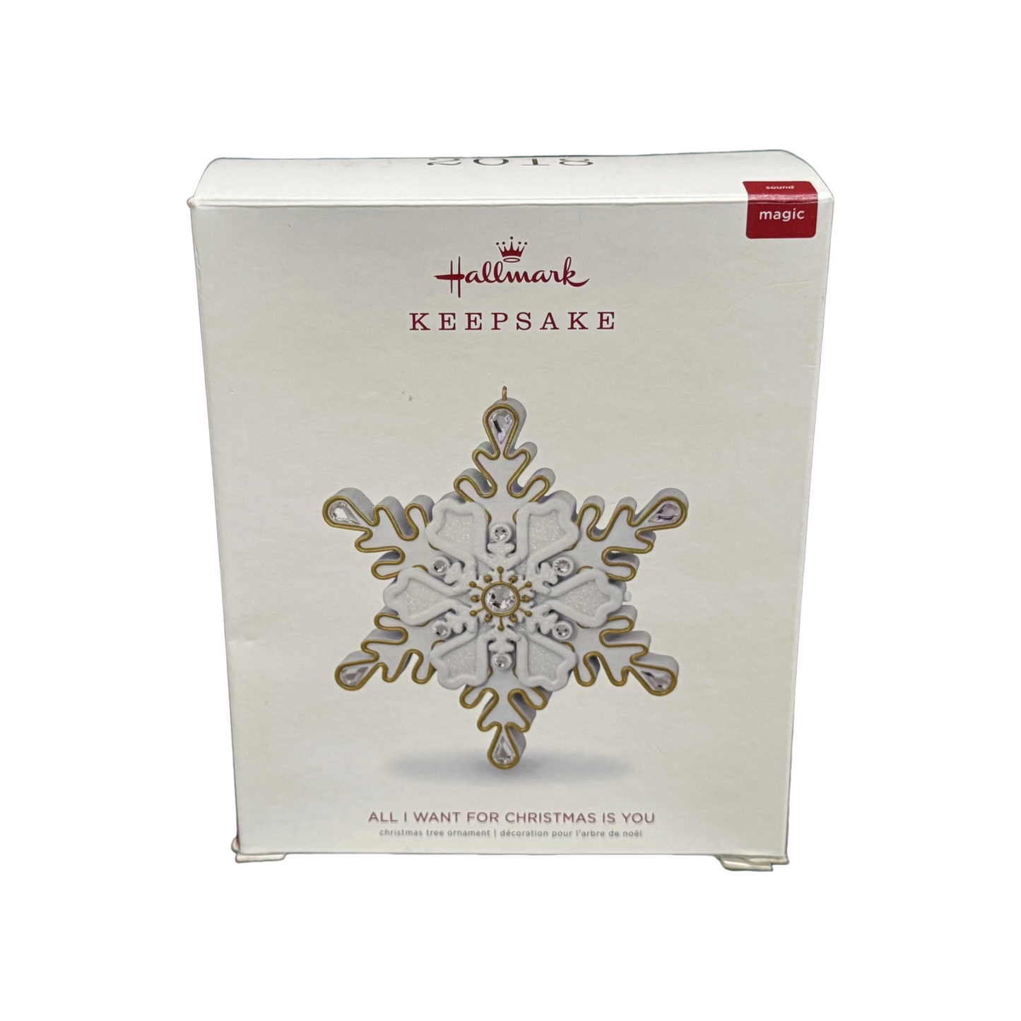 2018 All I Want for Christmas Is You (Snowflake)