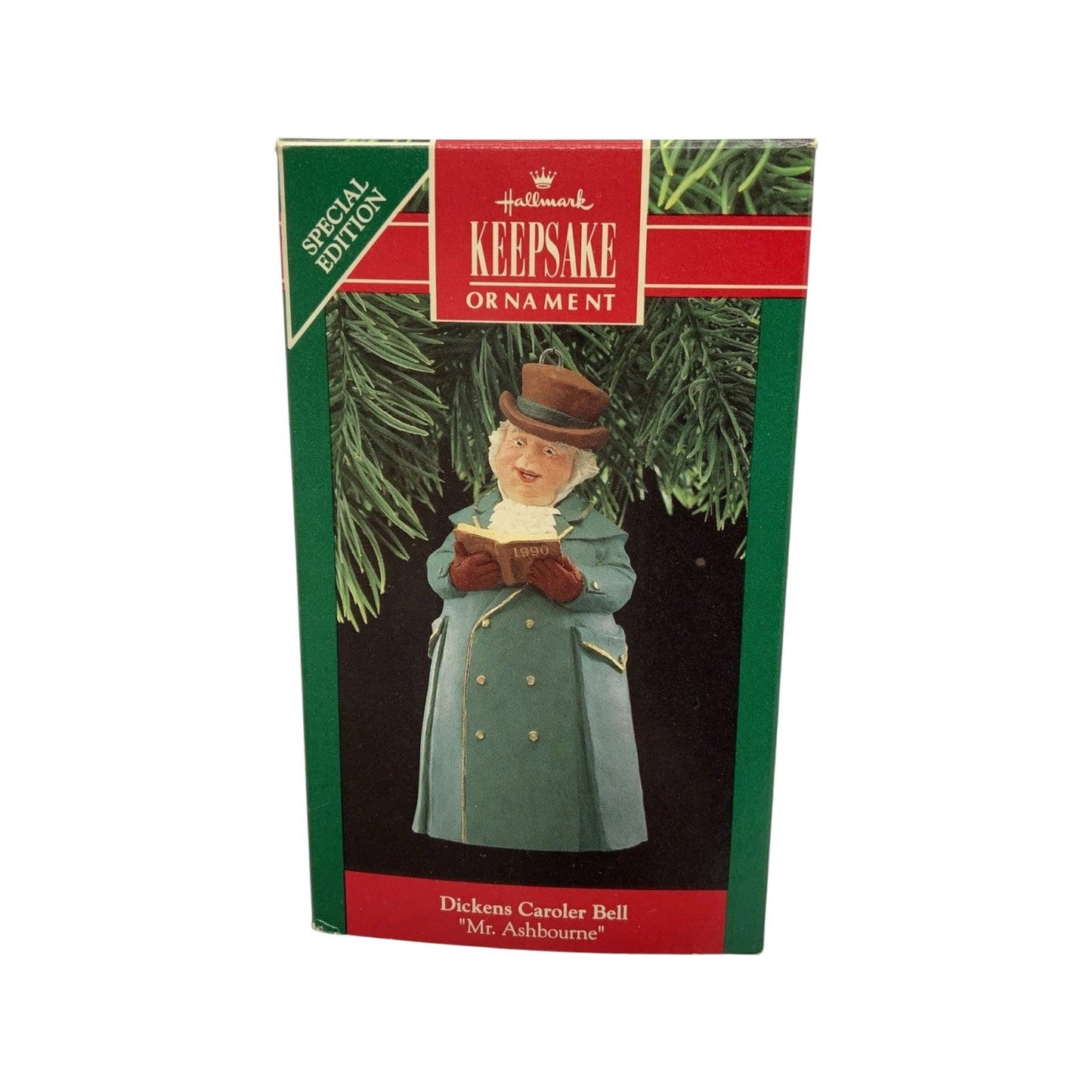 1990 Dickens Caroler Bell “Mr. Ashbourne” (Christmas Carol)