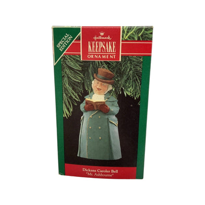 1990 Dickens Caroler Bell “Mr. Ashbourne” (Christmas Carol)