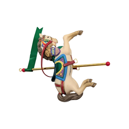 1994 Gallant Greeting – Fifth Issue in the Christmas Carousel Series (Carousel Horse)