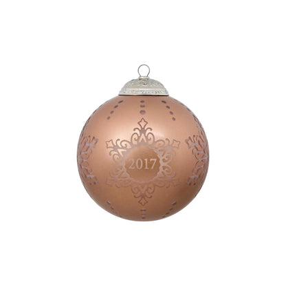 2017 Christmas Commemorative #5 - BronzeGlass Ball (Christmas Commemorative)
