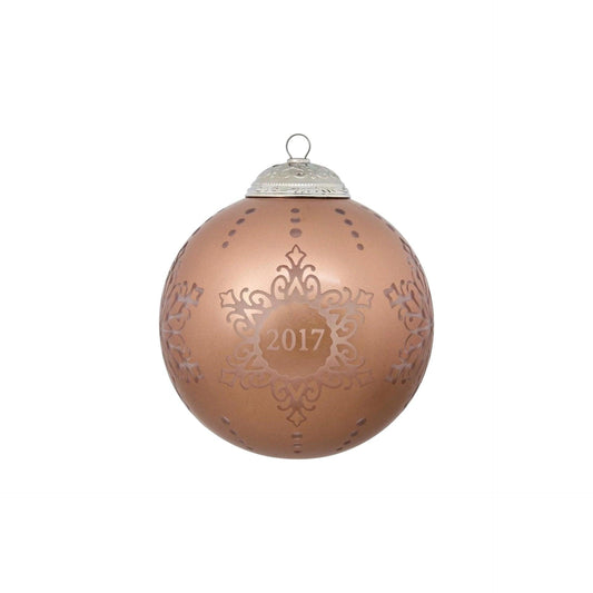 2017 Christmas Commemorative #5 - BronzeGlass Ball (Christmas Commemorative)