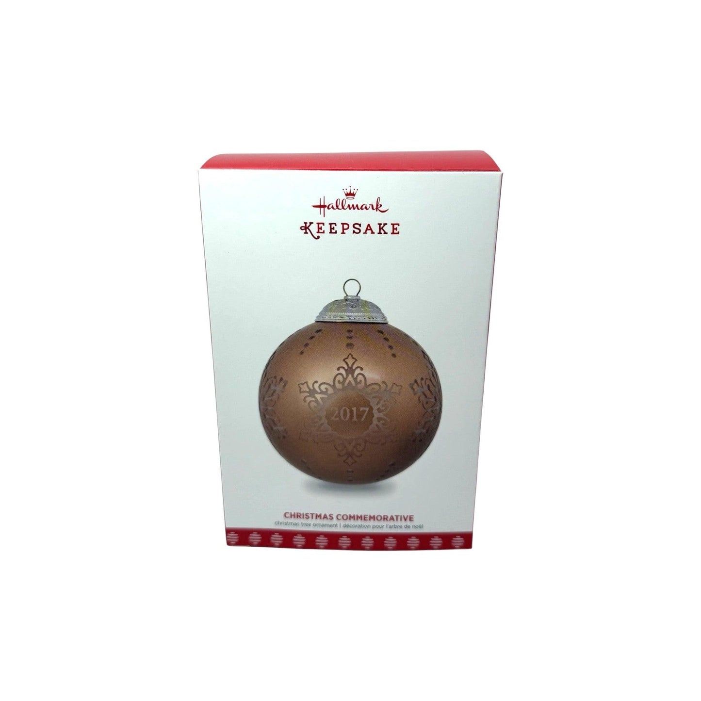 2017 Christmas Commemorative #5 - BronzeGlass Ball (Christmas Commemorative)