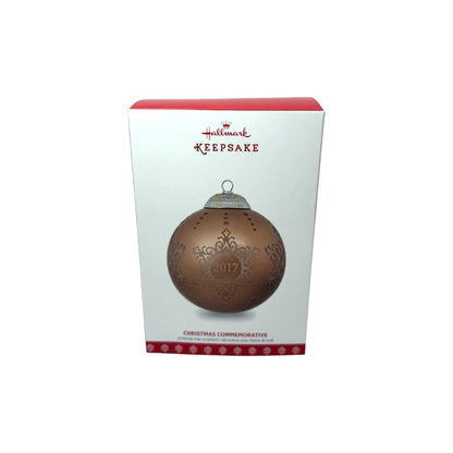 2017 Christmas Commemorative #5 - BronzeGlass Ball (Christmas Commemorative)