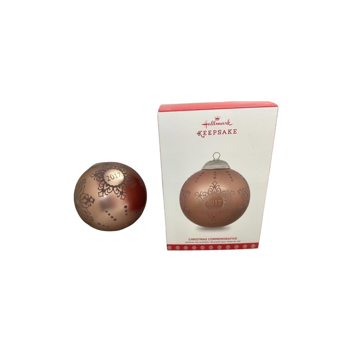 2017 Christmas Commemorative #5 - BronzeGlass Ball (Christmas Commemorative)