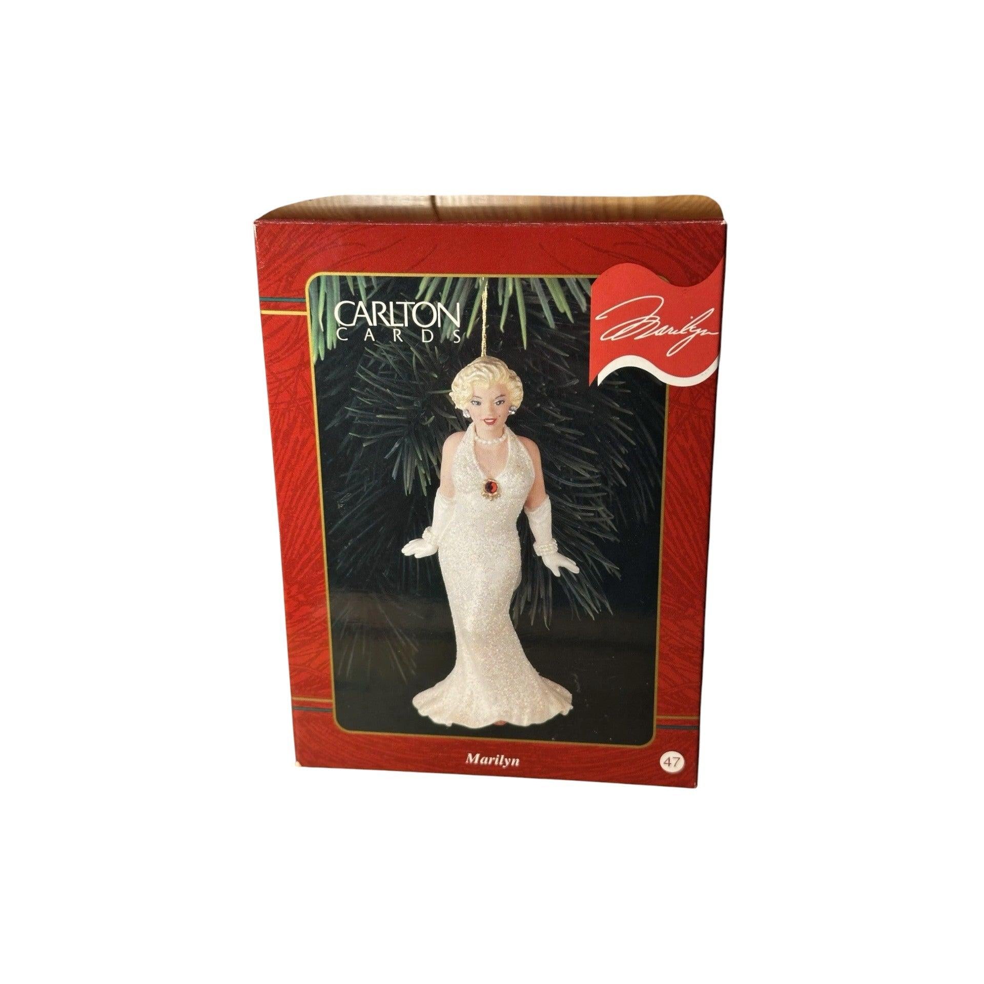 Carleton Cards Marilyn Monroe figurine in packaging on a white background