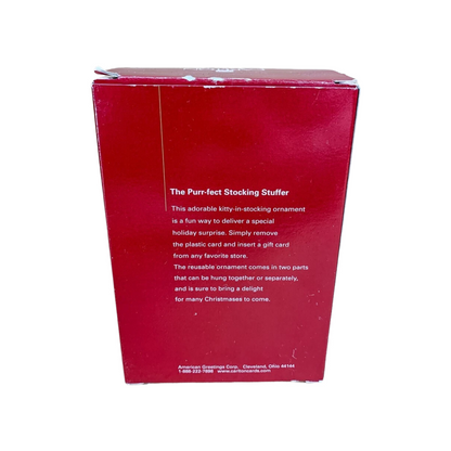 1999 The Purr-fect Stocking Stuffer (Kitten)