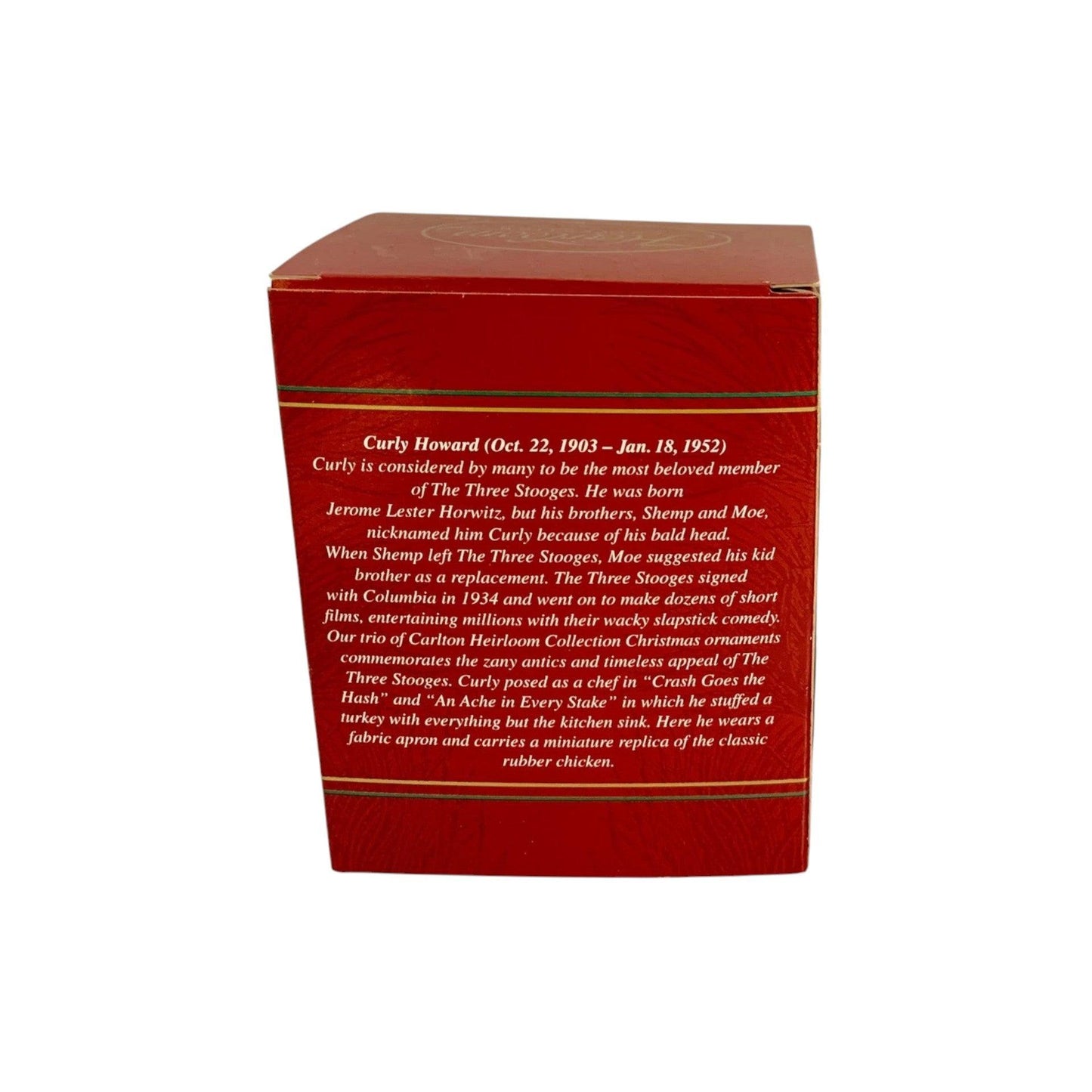 2001 Cooking Up Trouble 101 - Curly Howard (The Three Stooges)