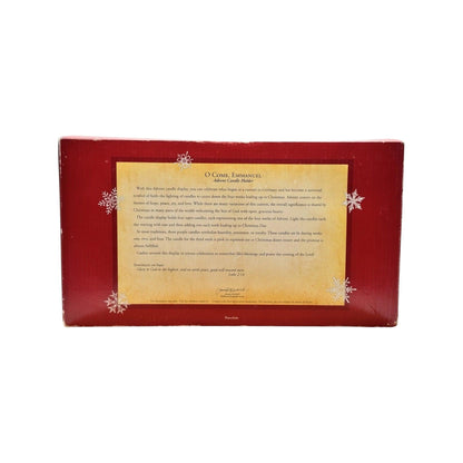 2004 O Come, Emmanuel (Nativity Advent Candle Holder)