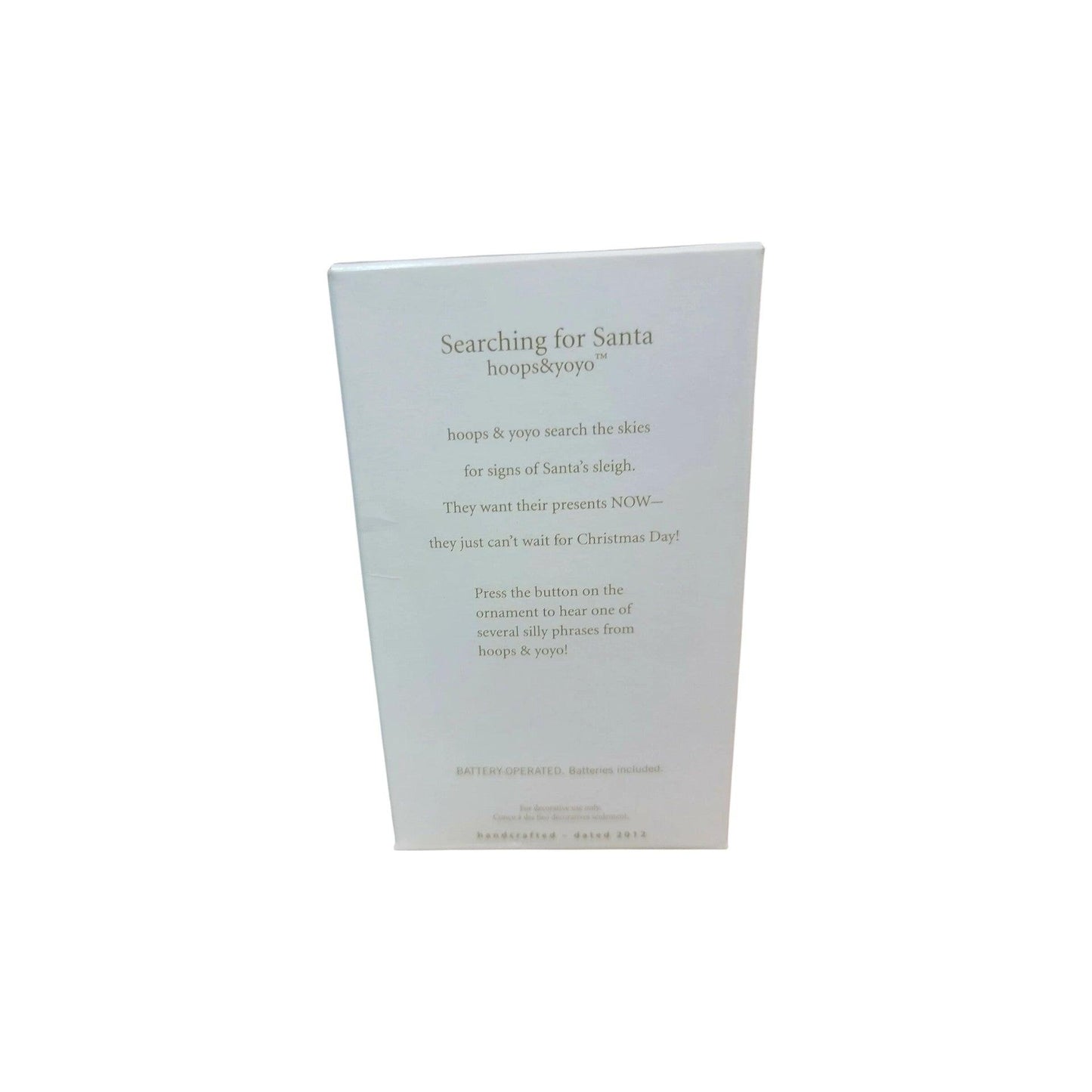 2012 Searching for Santa (Hoops & Yoyo)
