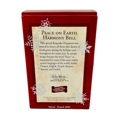 2002 Peace on Earth Harmony Bell (Peace)