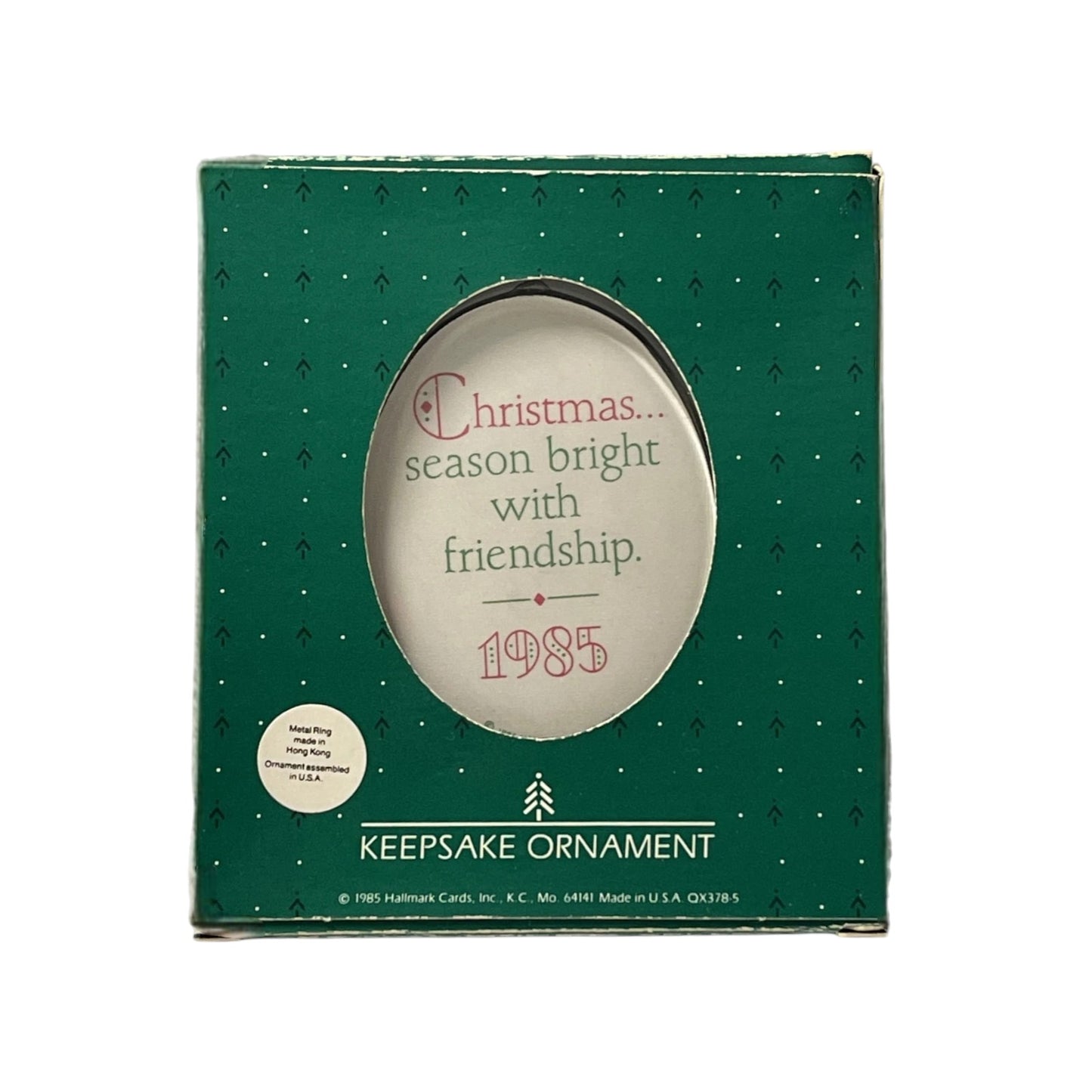 1985 Satin Ornament (Friendship)