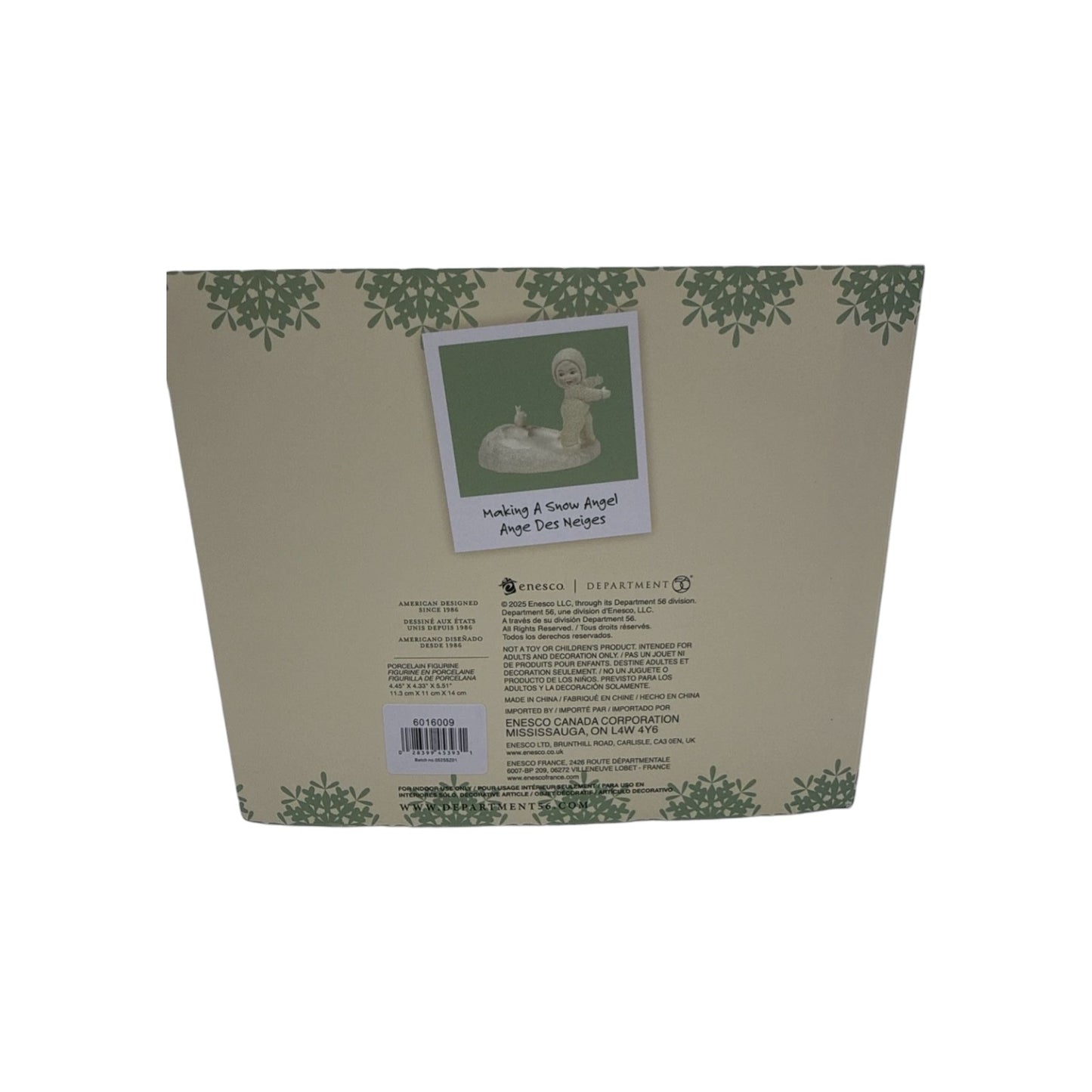 2025 Making A Snow Angel (Snowbabies Collection)