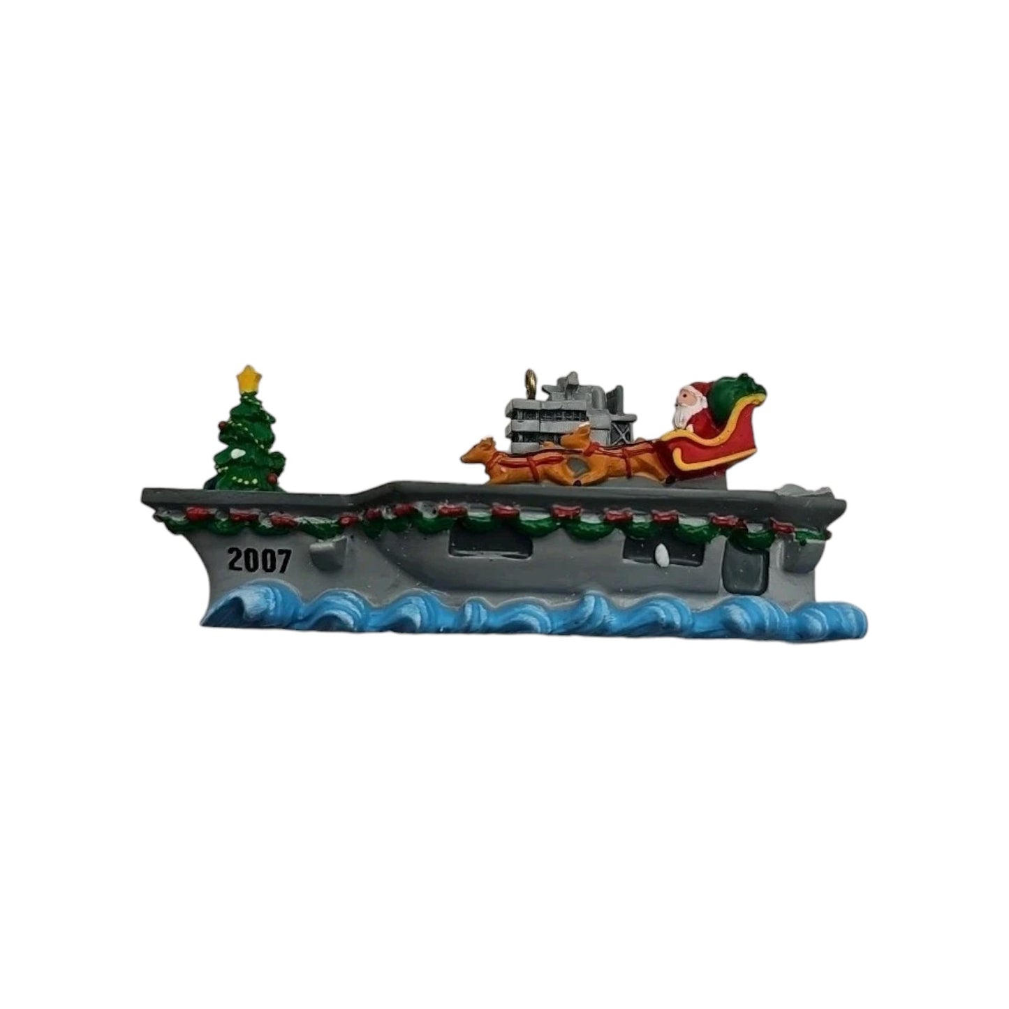 2007 Santa’s Perfect Landing (Patriotic)