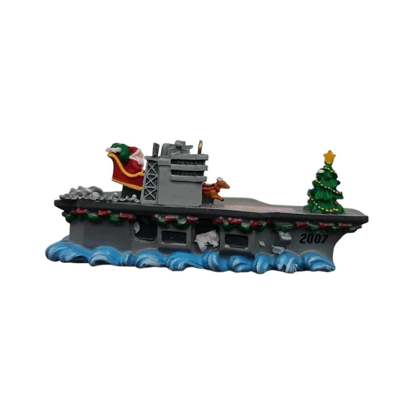 2007 Santa’s Perfect Landing (Patriotic)