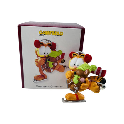 1996 Garfield (Ice Skating with Teddy Bear) (Garfield Series)