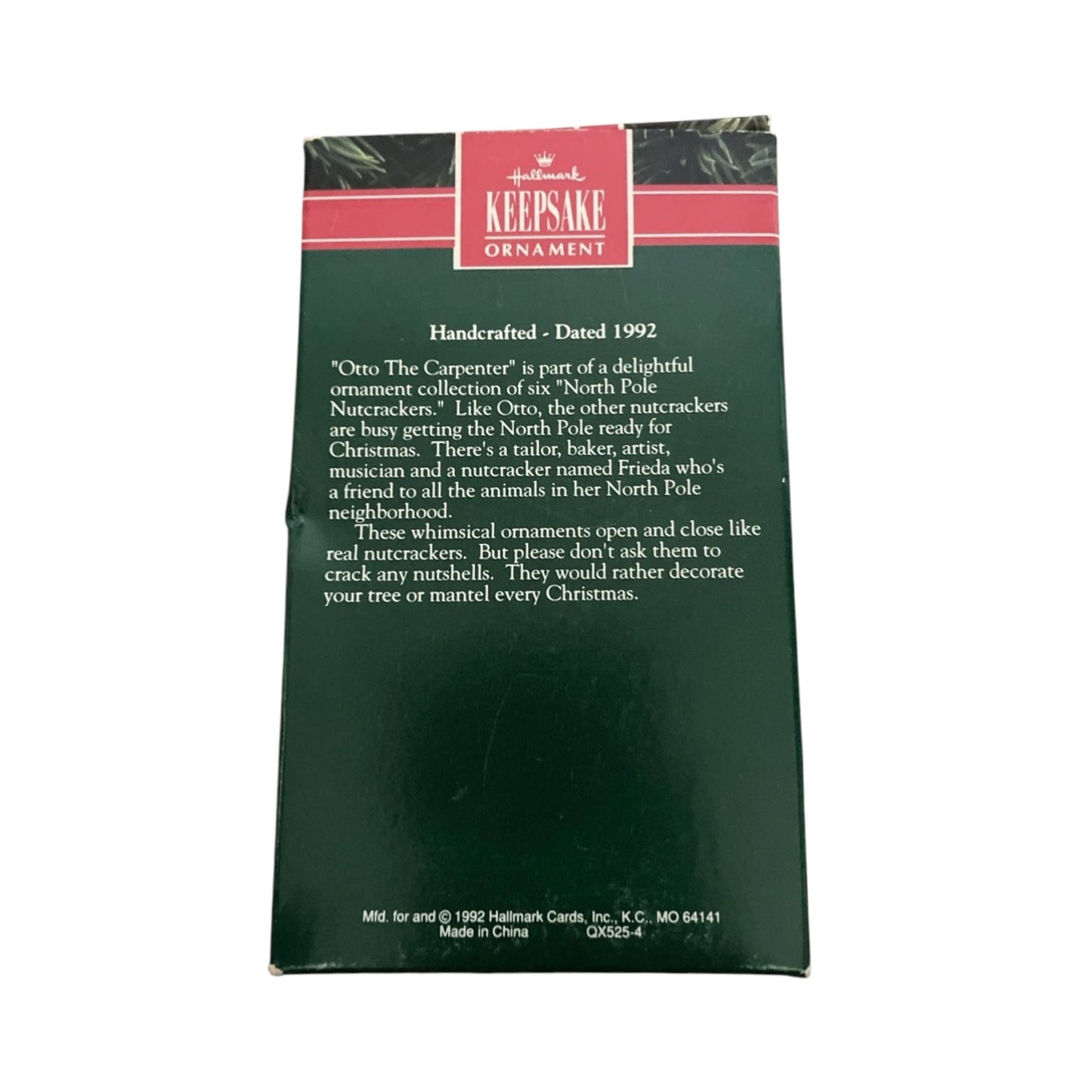 1992 Otto The Carpenter (North Pole Nutcrackers)