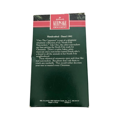 1992 Otto The Carpenter (North Pole Nutcrackers)