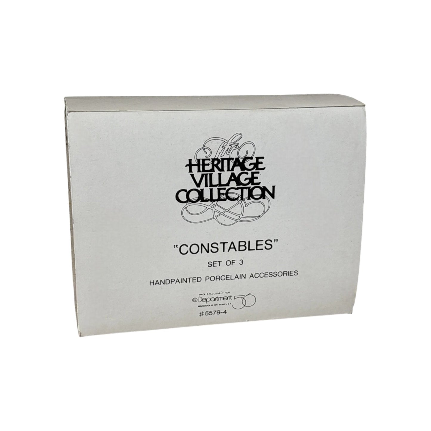 1989 Constables – Set of 3 (Heritage Village Accessories)