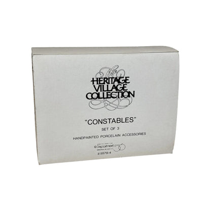 1989 Constables – Set of 3 (Heritage Village Accessories)