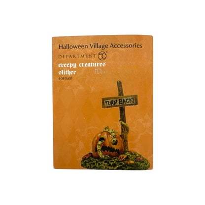 2015 Creepy Creatures Slither (Halloween Village Accessories – Department 56)