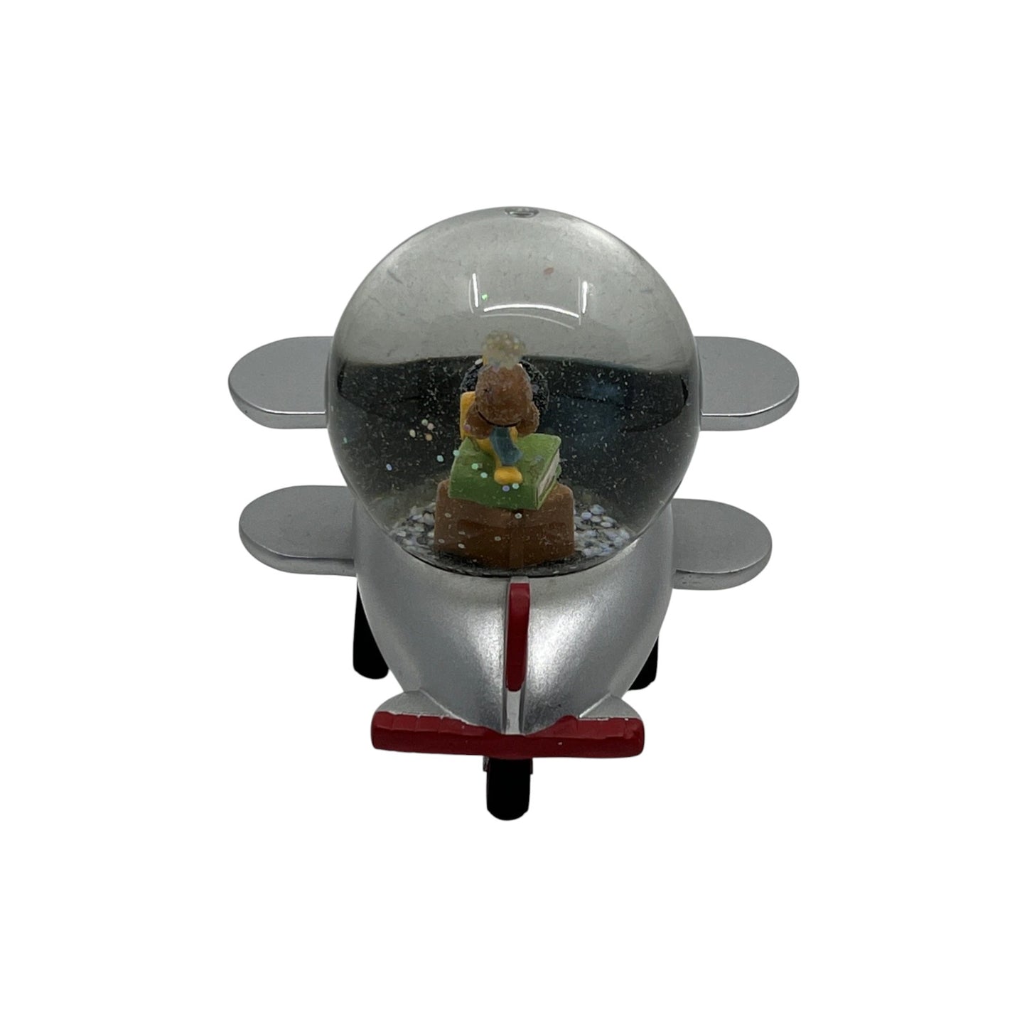 2014 Peanuts Gallery Woodstock Flying Plane Snow Globe (Peanuts )