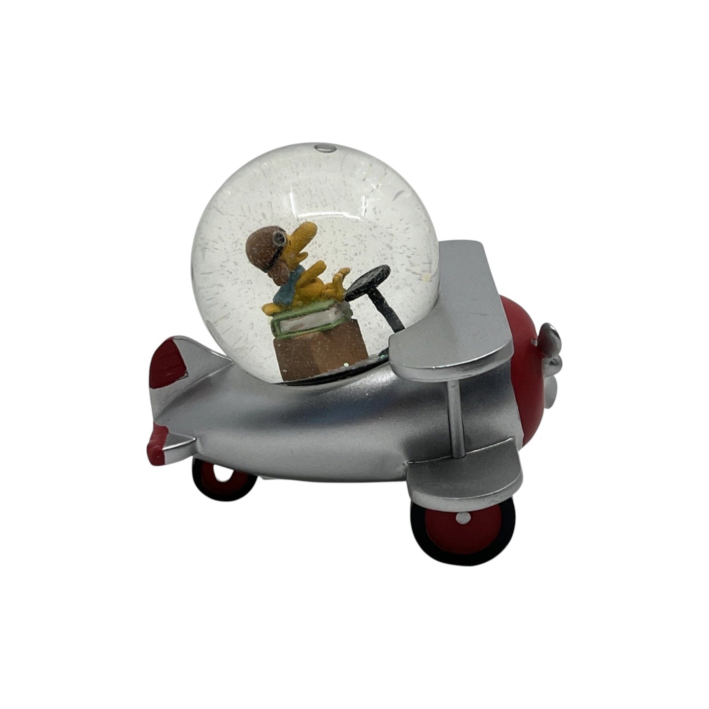 2014 Peanuts Gallery Woodstock Flying Plane Snow Globe (Peanuts )