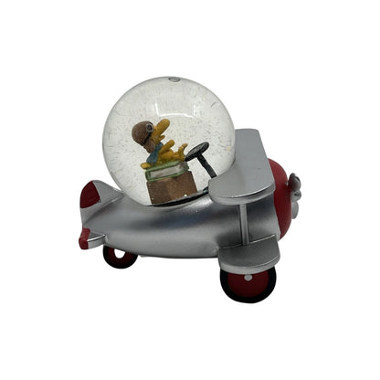 2014 Peanuts Gallery Woodstock Flying Plane Snow Globe (Peanuts )