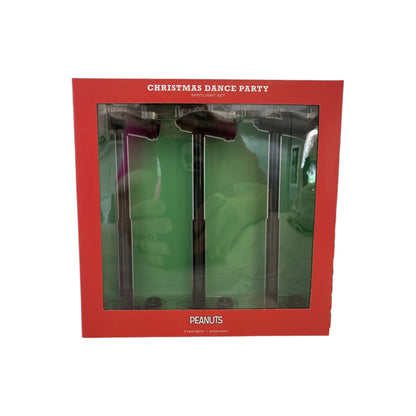 2017 Peanuts Christmas Dance Party 3 Pack LED Spotlight Set (Peanuts)
