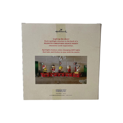 2017 Peanuts Christmas Dance Party 3 Pack LED Spotlight Set (Peanuts)