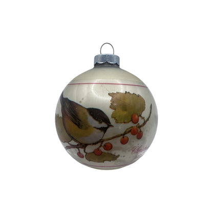 1976 Birds of Winter (Chickadees)