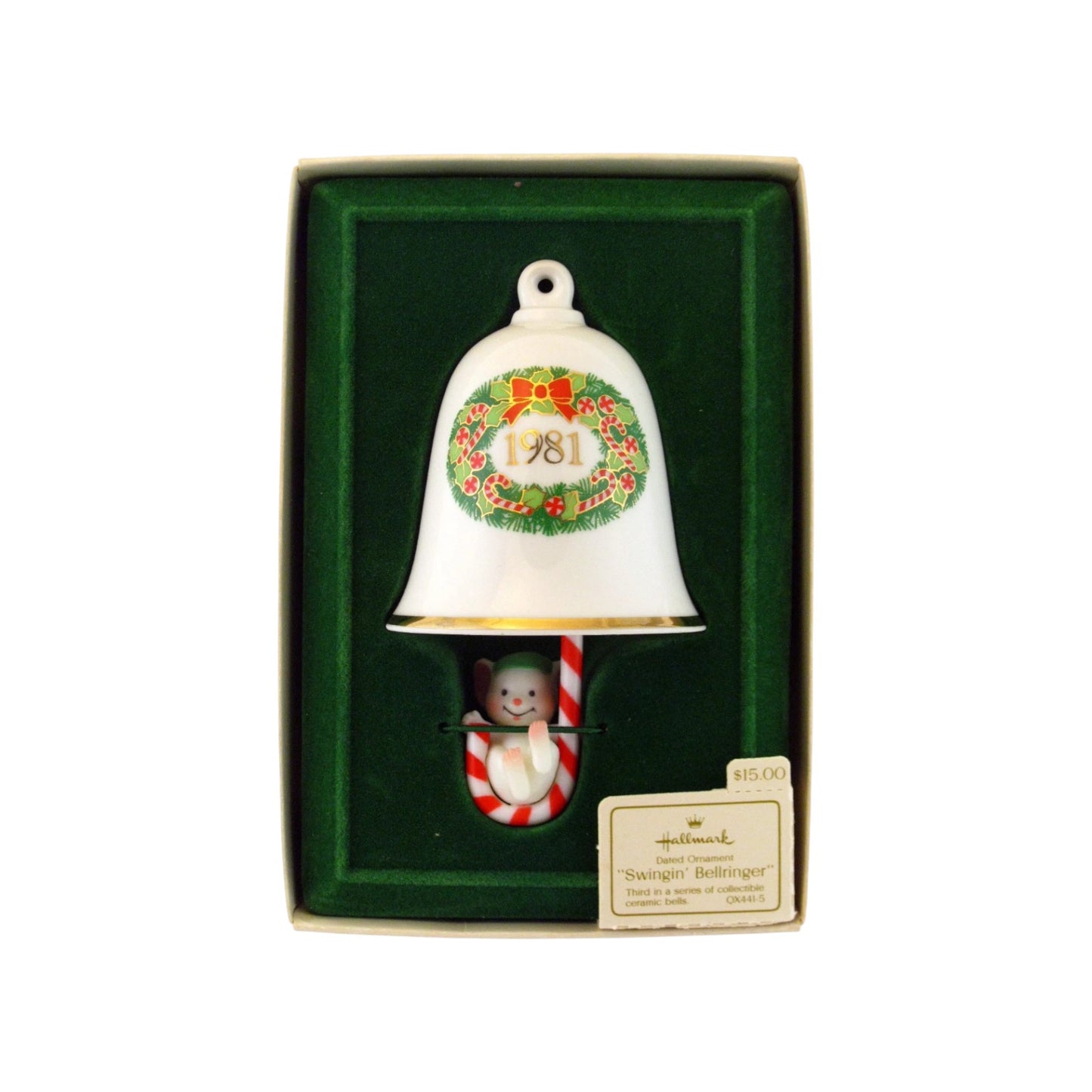 1979 Mouse on Candy Cane (The Bellringers)